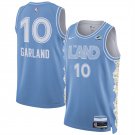 men's & youth Cleveland Cavaliers 10 Darius Garland Jersey Blue 2024-25 City Swingman Basketball