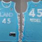 men's & youth Cleveland Cavaliers 45 Donovan Mitchell Jersey Blue 2024-25 City Swingman Basketball