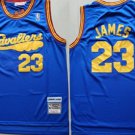 men's & youth Cleveland Cavaliers 23 LeBron James Jersey Blue M&N Classics Throwback Basketball