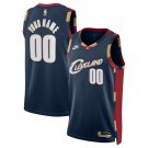 men's & youth Cleveland Cavaliers 00 Custom name number Jersey Navy 2025 Classic Edition Basketball