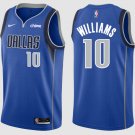 men's & youth Dallas Mavericks 10 Brandon Williams Jersey Icon Edition Blue Swingman Basketball