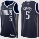 men's & youth Dallas Mavericks 5 D'Angelo Russell Jersey Navy Statement Edition Swingman Basketball