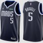 men's & youth Dallas Mavericks 5 D'Angelo Russell Jersey Navy Statement Edition Swingman Basketball
