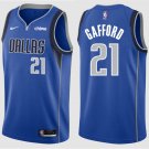 men's & youth Dallas Mavericks 21 Daniel Gafford Jersey Blue Icon Edition Swingman Basketball