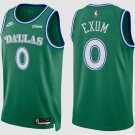 men's & youth Dallas Mavericks 0 Dante Exum Jersey Green Classic Edition Swingman Basketball