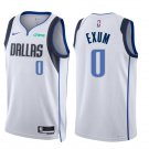 men's & youth Dallas Mavericks 0 Dante Exum Jersey White Association Edition Swingman Basketball