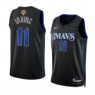 men's & youth Dallas Mavericks 11 Kyrie Irving Jersey Black 2024 Finals City Swingman Basketball