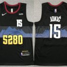 men's & youth Denver Nuggets 15 Nikola Jokić Jersey 2023-24 Black City Edition Swingman Basketball