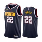 men's & youth Denver Nuggets 22 Zeke Nnaji Jersey Navy Icon Edition Swingman Basketball Game