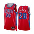 men's & youth Detroit Pistons 28 Isaiah Stewart Jersey 2021-22 Red City Edition Swingman Basketball