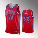 men's & youth Detroit Pistons 23 Jaden Ivey Jersey 2022 Red City Edition Swingman Basketball Game