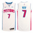 men's & youth Detroit Pistons 7 Paul Reed Jersey Association White Edition Swingman Basketball Game