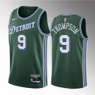 men's & youth Detroit Pistons 9 Ausar Thompson Jersey 2023 Green City Edition Swingman Basketball
