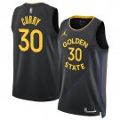 men's & youth Golden State Warriors 30 Stephen Curry Jersey 2024-25 Black Statement Basketball