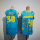 men's & youth Golden State Warriors 30 Stephen Curry Jersey Blue M&N Classics Basketball