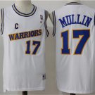 men's & youth Golden State Warriors 17 Chris Mullin Jersey White Classics Throwback Basketball