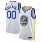 men's & youth Golden State Warriors 00 Custom name number Jersey White Association Basketball Game