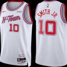 men's & youth Houston Rockets 10 Jabari Smith Jr. Jersey 2025-26 White City Swingman Basketball