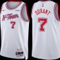 men's & youth Houston Rockets 7 Kevin Durant Jersey 25-26 White City Edition Swingman Basketball