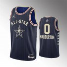 men's & youth Indiana Pacers 0 Tyrese Haliburton Jersey Navy 2024 All-Star Game Swingman Basketball