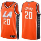 men's & youth LA Clippers 20 John Collins Jersey 2025/26 Orange City Edition Swingman Basketball