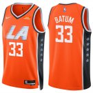 men's & youth LA Clippers 33 Nicolas Batum Jersey 2025/26 Orange City Edition Swingman Basketball