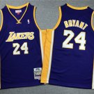 men's & youth Los Angeles Lakers 24 Kobe Bryant Jersey Purple Retro M&N Classics Basketball