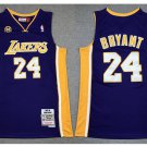 men's & youth Los Angeles Lakers 24 Kobe Bryant Jersey Purple 60th Patch M&N Classics Basketball