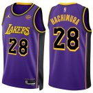 men's & youth Los Angeles Lakers 28 Rui Hachimura Jersey 2025-26 Purple Statement Basketball Game
