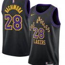 men's & youth Los Angeles Lakers 28 Rui Hachimura Jersey 2025-26 Black City Swingman Basketball