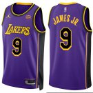 men's & youth Los Angeles Lakers 9 Bronny James Jr. Jersey 2025-26 Purple Statement Basketball Game