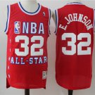 men's & youth Los Angeles Lakers 32 Magic Johnson Jersey Red 1989 All-Star M&N Classics Basketball
