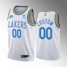 men's & youth Los Angeles Lakers 00 Custom name number Jersey White 2023 Classic Edition Basketball