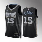 men's & youth Memphis Grizzlies 15 Brandon Clarke Jersey Black 2023 City Edition Swingman Basketball
