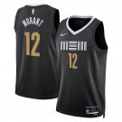 men's & youth Memphis Grizzlies 12 Ja Morant Jersey Black 2023-24 City Edition Swingman Basketball