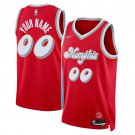 men's & youth Memphis Grizzlies 00 Custom name number Jersey 2024-25 Red City Edition Basketball