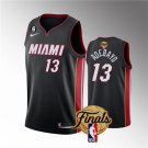 men's & youth Miami Heat 13 Bam Adebayo Jersey Black 2023 Finals Icon Edition Swingman Basketball