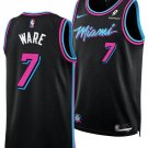 men's & youth Miami Heat 7 Kel'el Ware Jersey Black 2025-26 City Edition Swingman Basketball Game