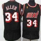 men's & youth Miami Heat 34 Ray Allen Jersey Black Retro M&N Classics Throwback Basketball