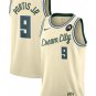 men's & youth Milwaukee Bucks 9 Bobby Portis Jr Jersey Cream 2025-26 City Swingman Basketball