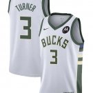 men's & youth Milwaukee Bucks 3 Myles Turner Jersey White Association Edition Swingman Basketball