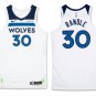 men's & youth Minnesota Timberwolves 30 Julius Randle Jersey White Association Edition Basketball