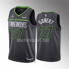 men's & youth Minnesota Timberwolves 27 Rudy Gobert Jersey Anthracite Statement Edition Basketball