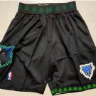 men's Minnesota Timberwolves Black Classic Edition Swingman Basketball Game Shorts