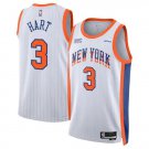men's & youth New Yok Knicks 3 Josh Hart Jersey White 2024-25 City Edition Swingman Basketball