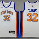 men's & youth New Yok Knicks 32 Karl-Anthony Towns Jersey White 2025-26 City Swingman Basketball