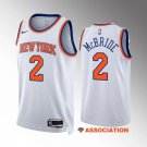 men's & youth New Yok Knicks 2 Miles McBride Jersey White Association Edition Swingman Basketball
