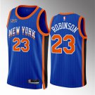 men's & youth New Yok Knicks 23 Mitchell Robinson Jersey Blue 2023-24 City Swingman Basketball
