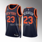 men's & youth New Yok Knicks 23 Mitchell Robinson Jersey 22-23 Navy Statement Swingman Basketball