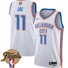 men's & youth Oklahoma City Thunder 11 Isaiah Joe Jersey White 2025 Finals Association Basketball